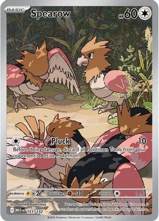 Spearow 151/132  - Holofoil - Illustration Rare