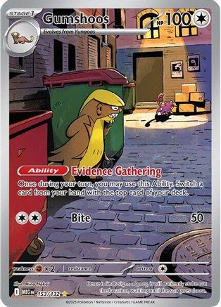 Gumshoos 153/132  - Holofoil - Illustration Rare