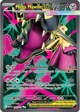 Mega Mawile ex 162/132  - Holofoil - Ultra Rare