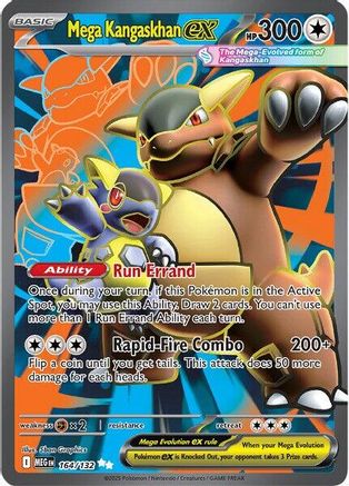 Mega Kangaskhan ex 164/132  - Holofoil - Ultra Rare
