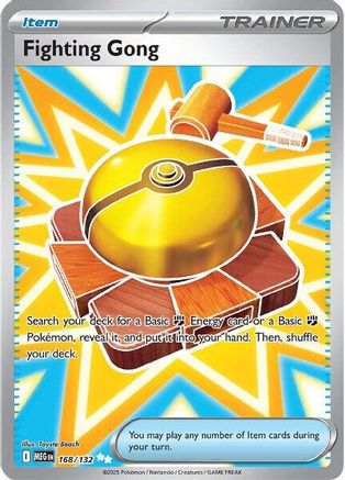 Fighting Gong 168/132  - Holofoil - Ultra Rare