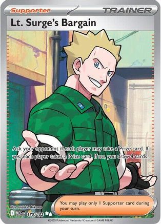 Lt. Surge's Bargain 170/132  - Holofoil - Ultra Rare