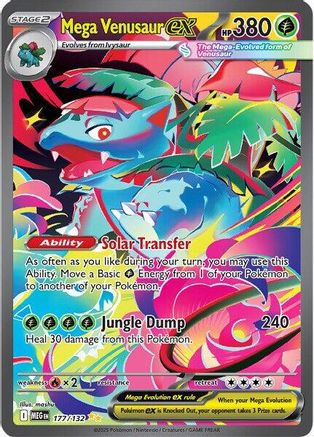 Mega Venusaur ex 177/132  - Holofoil - Special Illustration Rare