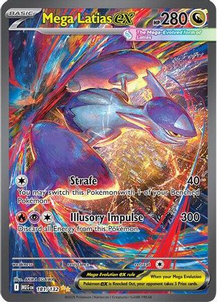 Mega Latias ex 181/132  - Holofoil - Special Illustration Rare