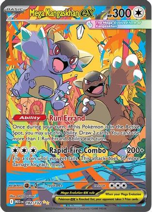 Mega Kangaskhan ex 182/132  - Holofoil - Special Illustration Rare