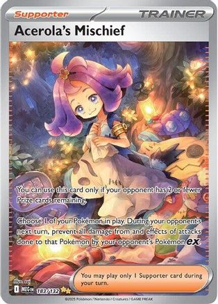 Acerola's Mischief 183/132  - Holofoil - Special Illustration Rare