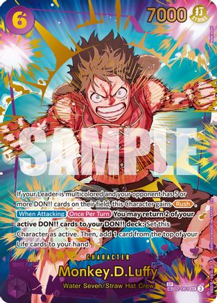 Monkey.D.Luffy - EB02-061 (SP) (EB02-061) - Secret Rare