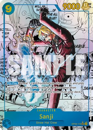 Sanji - OP06-119 (Manga) (OP06-119) - Secret Rare