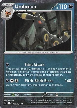 Umbreon (Cosmos Holo) 059  - Holofoil - Rare