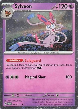Sylveon (Cosmos Holo) 040/131  - Holofoil - Rare