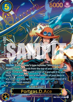 Portgas.D.Ace - EB02-028 (SP) (EB02-028) - Rare