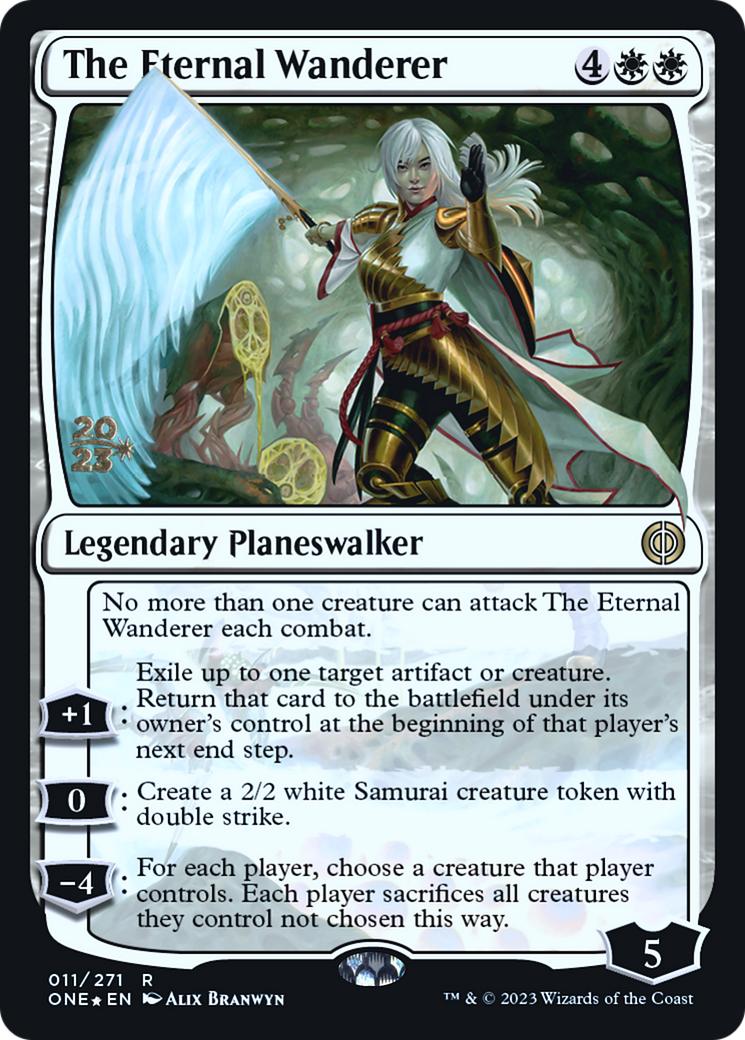 The Eternal Wanderer [Phyrexia : All Will Be One Avant-première Promos] 
