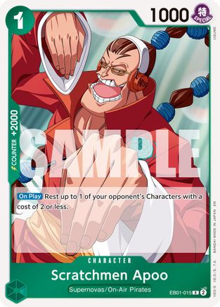 Scratchmen Apoo - EB01-015 (Reprint) (EB01-015) - Rare