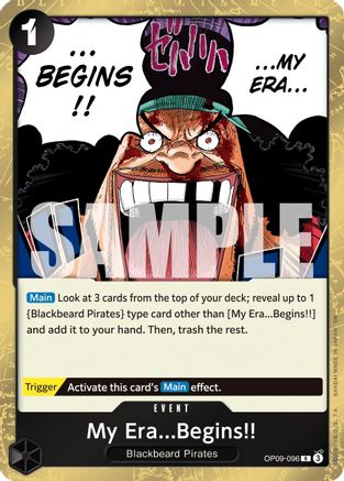 My Era...Begins!! (Reprint) (OP09-096) - Rare