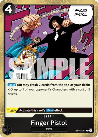 Finger Pistol (Reprint) (EB01-051) - Rare