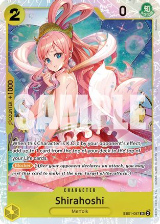 Shirahoshi (Reprint) (EB01-057) - Super Rare