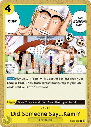 Did Someone Say...Kami? (Reprint) (EB01-060) - Common
