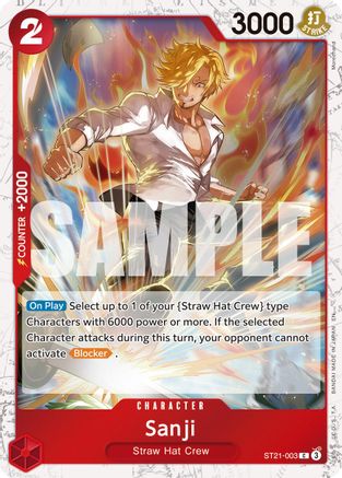 Sanji - ST21-003 (Pirate Foil) (ST21-003) - Common