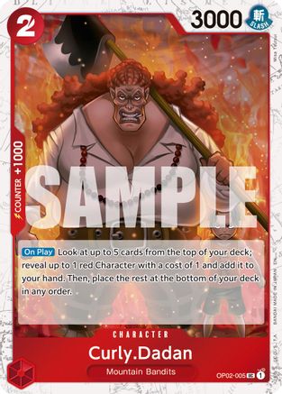Curly.Dadan (Pirate Foil) (OP02-005) - Uncommon