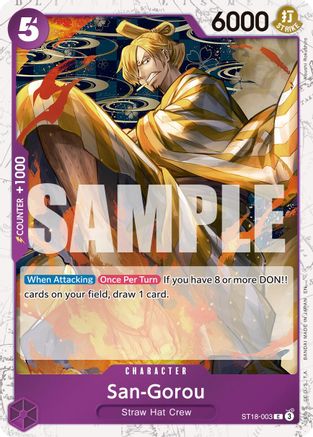 San-Gorou (Pirate Foil) (ST18-003) - Common