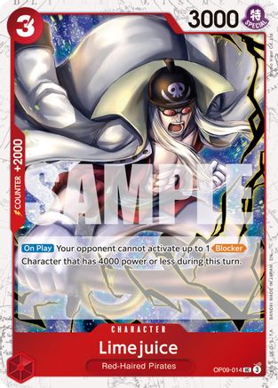Limejuice (Pirate Foil) (OP09-014) - Uncommon