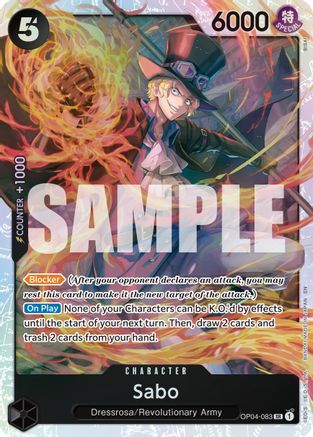 Sabo - OP04-083 (Reprint) (OP04-083) - Super Rare