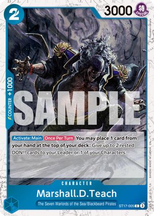 Marshall.D.Teach - ST17-005 (Pirate Foil) (ST17-005) - Common