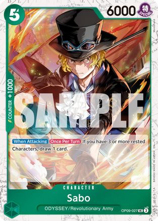 Sabo - OP09-027 (Pirate Foil) (OP09-027) - Uncommon