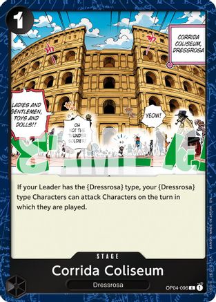 Corrida Coliseum (Pirate Foil) (OP04-096) - Common