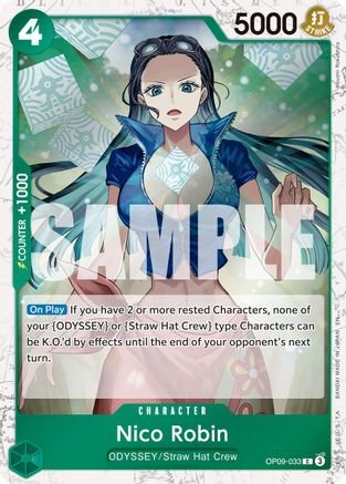 Nico Robin - OP09-033 (Pirate Foil) (OP09-033) - Common