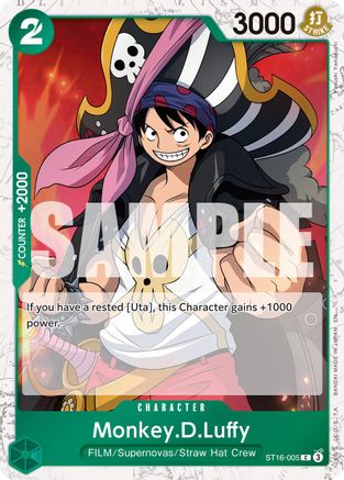 Monkey.D.Luffy - ST16-005 (Pirate Foil) (ST16-005) - Common