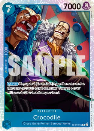 Crocodile - OP09-046 (Reprint) (OP09-046) - Super Rare