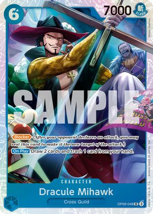 Dracule Mihawk - OP09-048 (Reprint) (OP09-048) - Super Rare