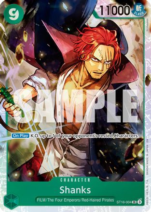 Shanks - ST16-004 (Reprint) (ST16-004) - Premium Booster -The Best- Vol. 2 Foil