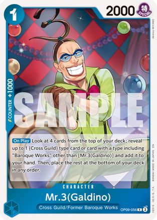 Mr.3(Galdino) - OP09-056 (Reprint) (OP09-056) - Rare