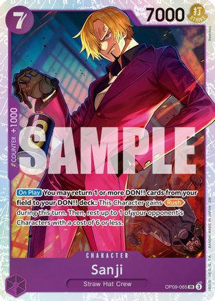 Sanji - OP09-065 (Reprint) (OP09-065) - Super Rare