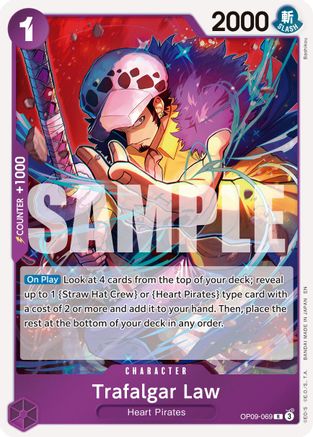 Trafalgar Law - OP09-069 (Reprint) (OP09-069) - Rare