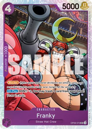 Franky - OP09-072 (Reprint) (OP09-072) - Super Rare