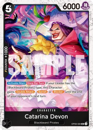 Catarina Devon (Pirate Foil) (OP09-084) - Uncommon