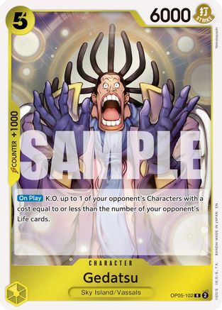 Gedatsu (Reprint) (OP05-102) - Rare