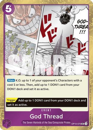 God Thread (Pirate Foil) (OP10-079) - Uncommon