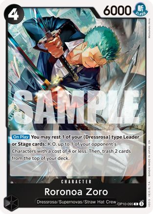 Roronoa Zoro - OP10-095 (Reprint) (OP10-095) - Rare