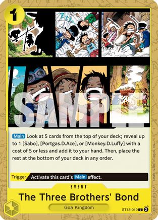 The Three Brothers' Bond (Reprint) (ST13-019) - Common