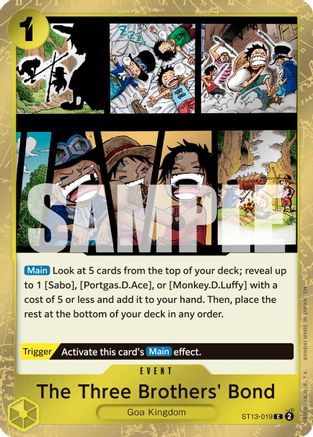The Three Brothers' Bond (Pirate Foil) (ST13-019) - Common