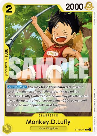 Monkey.D.Luffy - ST13-014 (Reprint) (ST13-014) - Common