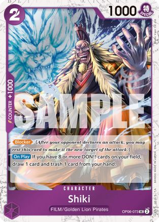Shiki (Pirate Foil) (OP06-073) - Uncommon
