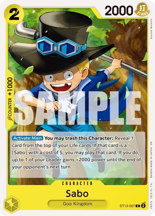 Sabo - ST13-007 (Reprint) (ST13-007) - Common