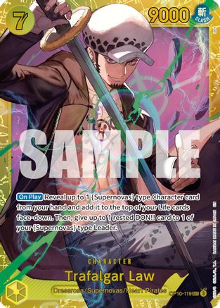 Trafalgar Law - OP10-119 (Reprint) (OP10-119) - Secret Rare