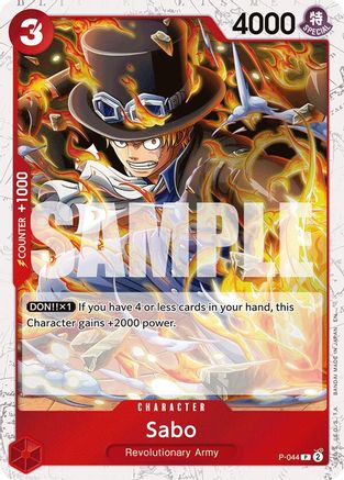 Sabo - P-044 (Pirate Foil) (P-044) - Promo