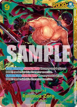 Roronoa Zoro - OP06-118 (Reprint) (OP06-118) - Secret Rare